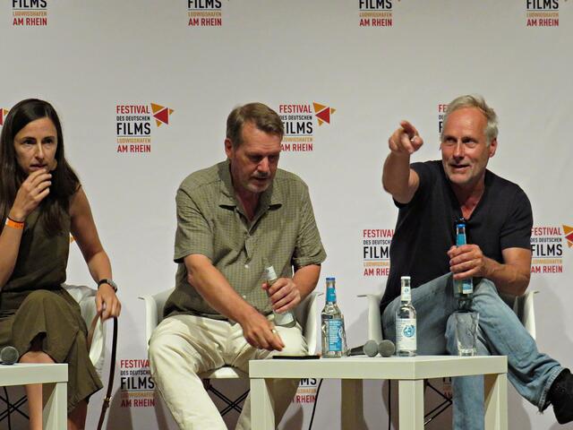 Während des Filmgesprächs | Foto: Brigitte Melder