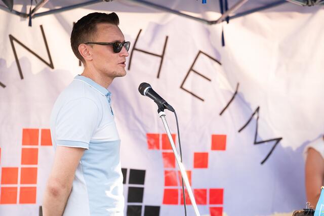 Eindrücke vom Benefizkonzert anlässlich des Unabhängigkeitstags der Ukraine auf dem Mannheimer Marktplatz. | Foto: Christian Gaier