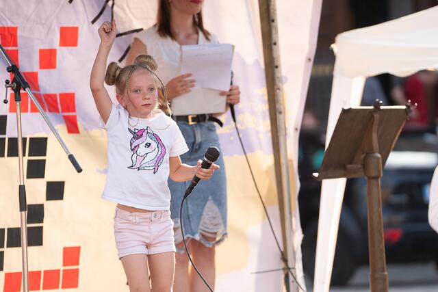 Eindrücke vom Benefizkonzert anlässlich des Unabhängigkeitstags der Ukraine auf dem Mannheimer Marktplatz. | Foto: Christian Gaier