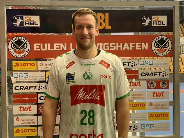 Tom Bergner spielte in der letzten Saison bei den Eulen Ludwigshafen und warf jetzt für Minden 4 Tore | Foto: Michael Sonnick
