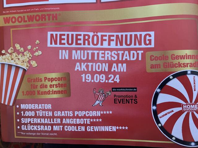 Der Woolworth-Markt in Mutterstadt soll am 19. September 2024 eröffnet werden  | Foto: Michael Sonnick