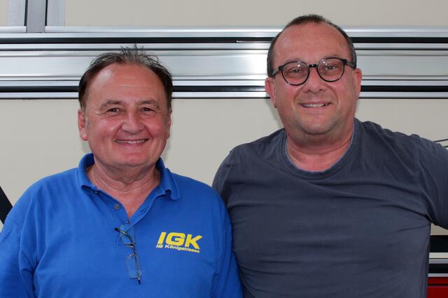 Reiner Scheidhauer mit Bernd Herrmann | Foto: Michael Sonnick