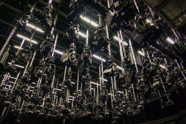 Beleuchtung an der Decke des "ZDF-Sportstudio" | Foto: Hans Joachim Herweck