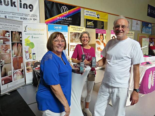 Christa Bug und Renate und Glenn Seefeldt als Miraculix | Foto: Brigitte Melder