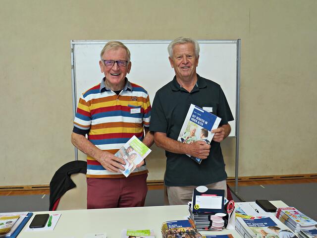 Willem Prins und Peter Baumann | Foto: Brigitte Melder