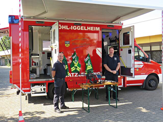 Konnte die Drohne besichtigt werden | Foto: Brigitte Melder