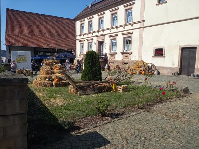 Die Höfe waren herbstlich dekoriert | Foto: Anja Stemler