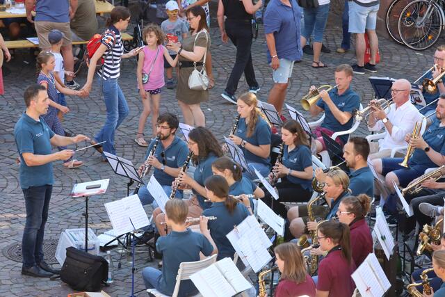 Musikalische Darbietung der Kolpingskapelle Hambach | Foto: Jörg Kaufmann
