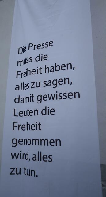 Die Zitate entlang der Festmeile | Foto: Jörg Kaufmann