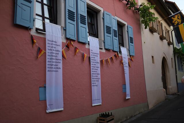 Die Zitate entlang der Festmeile | Foto: Jörg Kaufmann