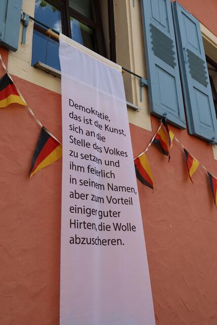 Die Zitate entlang der Festmeile | Foto: Jörg Kaufmann