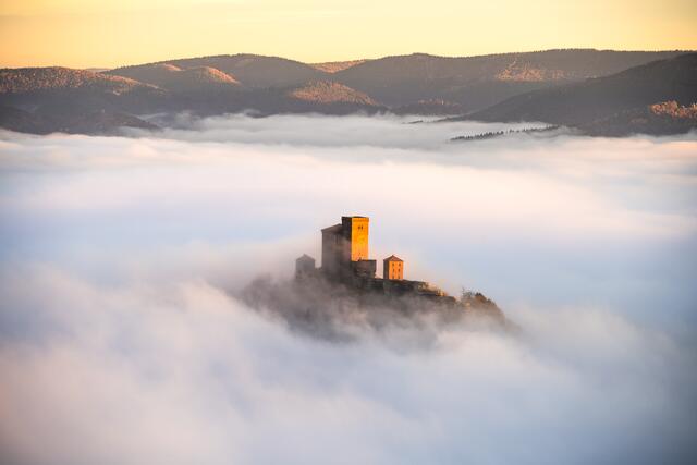 25 Burg Trifels im Morgenlicht, Pfälzerwald | Foto: Marvin Jülch