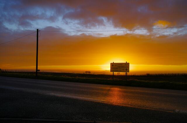 27 Sonnenaufgang in der Südpfalz | Foto: Werner Traudt