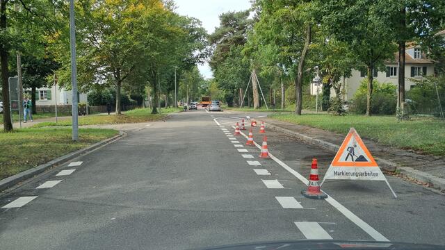 Markierungsmaßnahmen laufen schon | Foto: www.jowapress.de