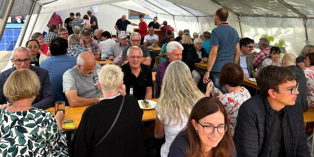 Gäste beim Herzdriggerfest  | Foto: bor.