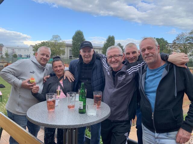 Beim Tenniscub in Limburgerhof war gute Stimmung  | Foto: Michael Sonnick