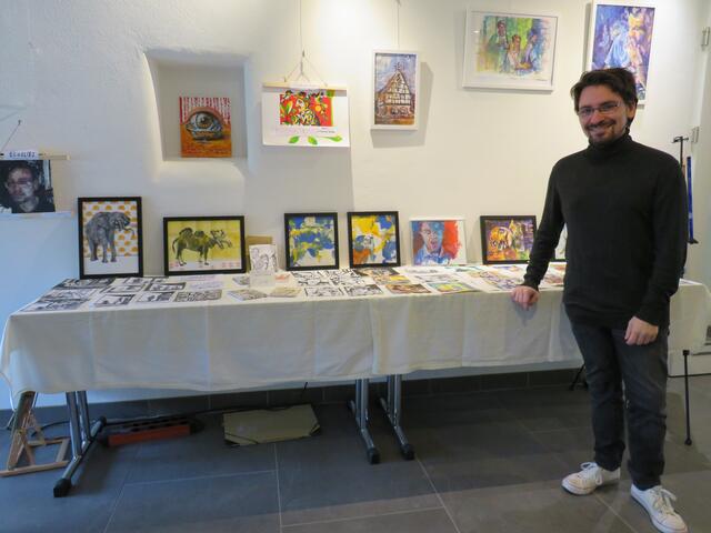 Ganz viele tolle Bilder hatte er mitgebracht | Foto: Brigitte Melder