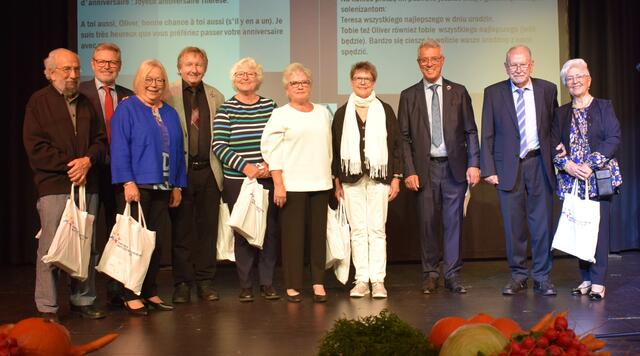 Noch lebende Gründungsmitglieder des Partnerschaftsvereins Mutterstadt | Foto: Gemeinde Mutterstadt