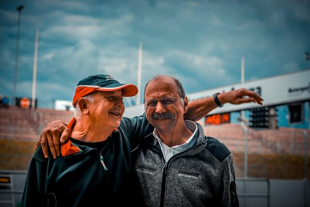 Weltmeister Steve Webster (links) und Ralph Bohnhorst | Foto: Marcel Uhlmann