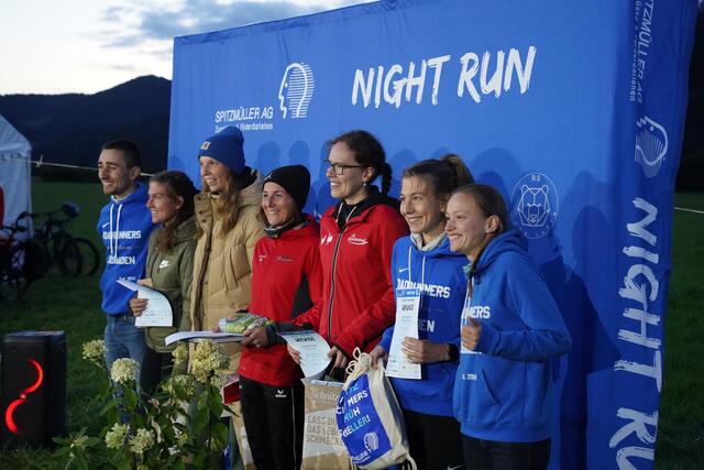Top-5 der Frauen des OBERLE Night 10K | Foto: Roadrunners Südbaden e.V.