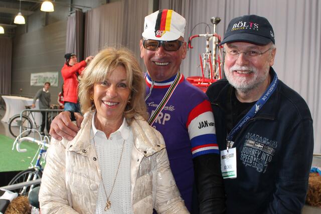 Monique Altig mit Wolfgang Lötzsch und Jockel Faulhaber | Foto: Michael Sonnick