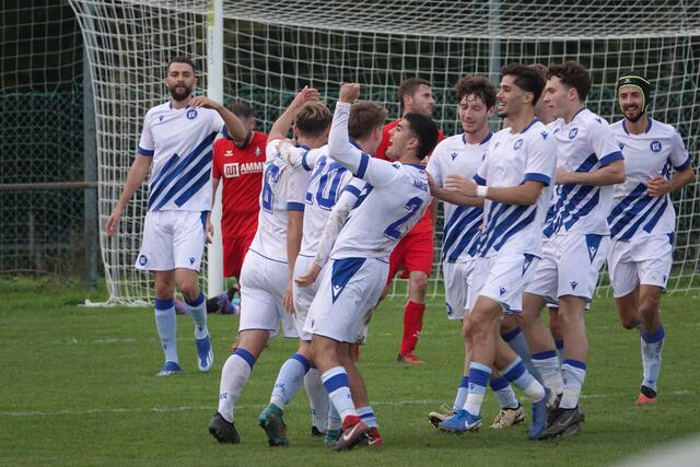 KSC U23 jubelt erleichtert nach spätem Sieg | Foto: Melanie Zürn 