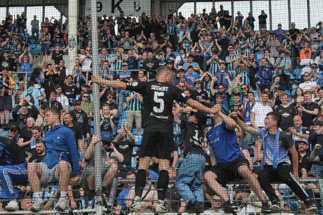 Marcel Seegert ist seit Jahren der Liebling bei den Waldhof-Fans | Foto: Michael Sonnick