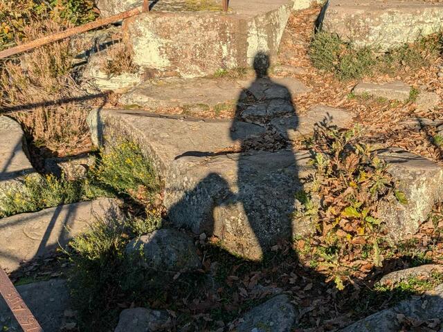 Schattenspiel am Bergstein bei Neustadt | Foto: Elke Schlimbach
