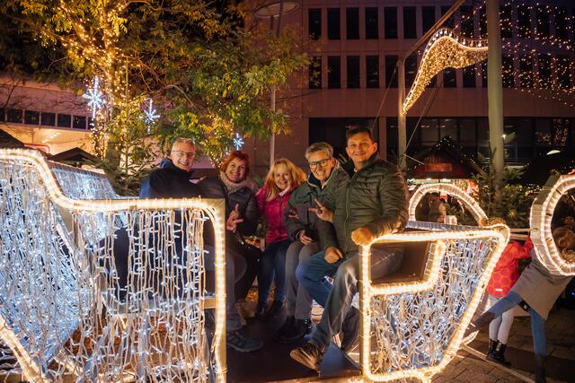 Märchenhafter Schlitten auf dem Berliner Platz. | Foto: Martina Wörz