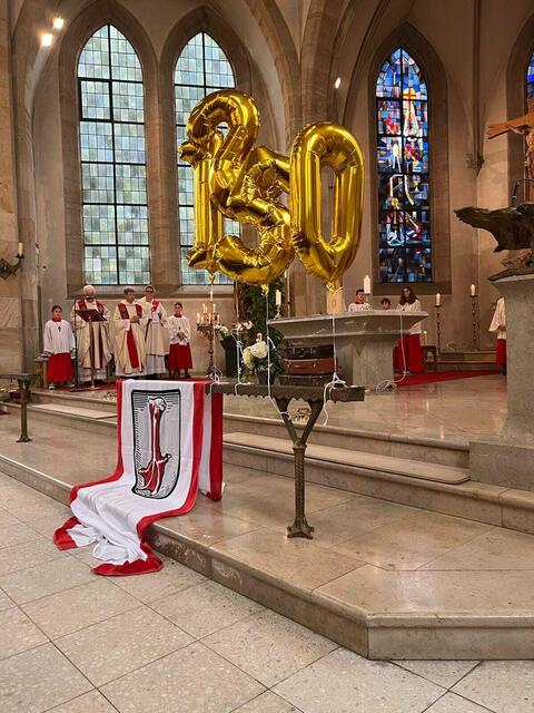 Jubiläumsgottesdienst in der Kirche  | Foto: Festkomitee der Ortsverwaltung Geinsheim 