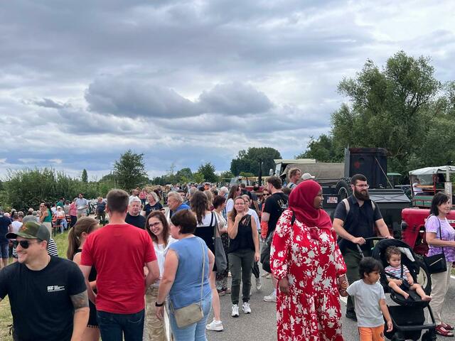 Der Besucherzuspruch war überwältigend  | Foto: Martina Nett