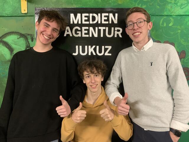 Linus Freund, Johannes Blumenstein und Maximilian Michalak (von links) | Foto: Michael Sonnick