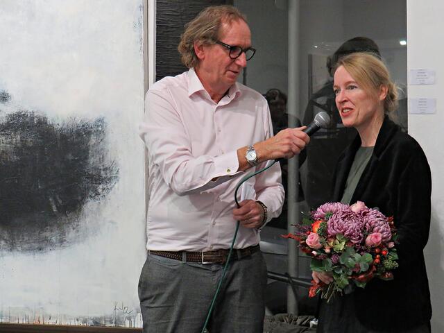 Beim Interview | Foto: Brigitte Melder