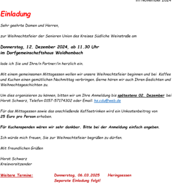 Foto: CDU SÜW
