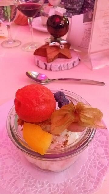 Dessert: "Cocktail für eine Leiche" - Trifle Kirsche / Mascarpone / Eis | Foto: privat