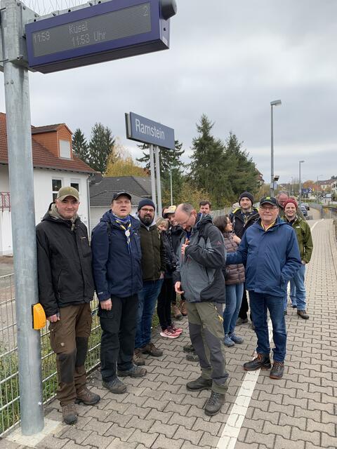 Es geht los am Bahnhof von Ramstein-Miesenbach | Foto: Peter Krietemeyer