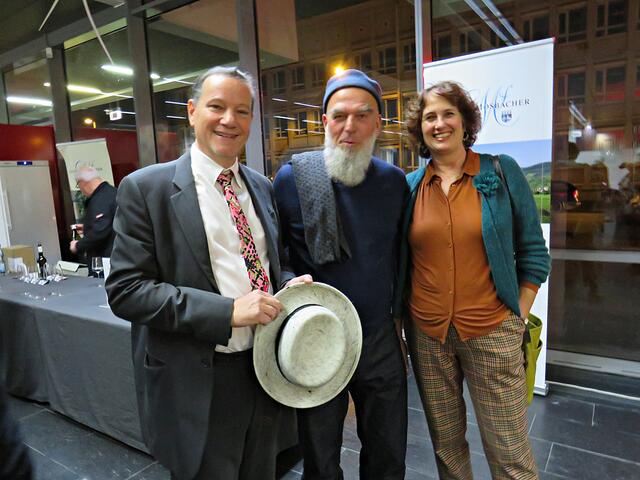 Musiker Oliver Augst, Erwin Ditzner mit Frau | Foto: Brigitte Melder