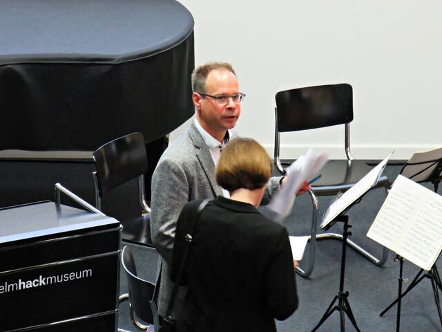 René Zechlin und Prof. Cornelia Reifenberg | Foto: Brigitte Melder