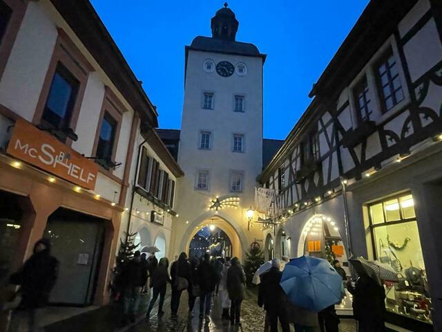 Christkindlmarkt Kirchheimbolanden: In der historischen Altstadt wird es gemütlich | Foto: Claudia Bardon