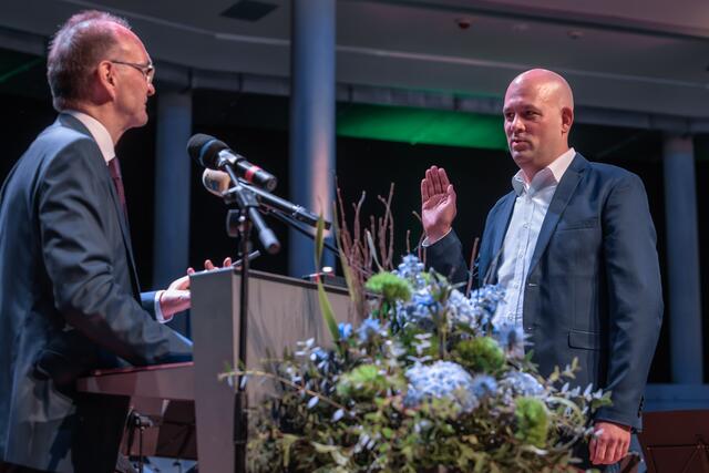  Landrat Fritz Brechtel übergibt sein Amt an Martin Brandl - Vereidigung | Foto: Paul Needham