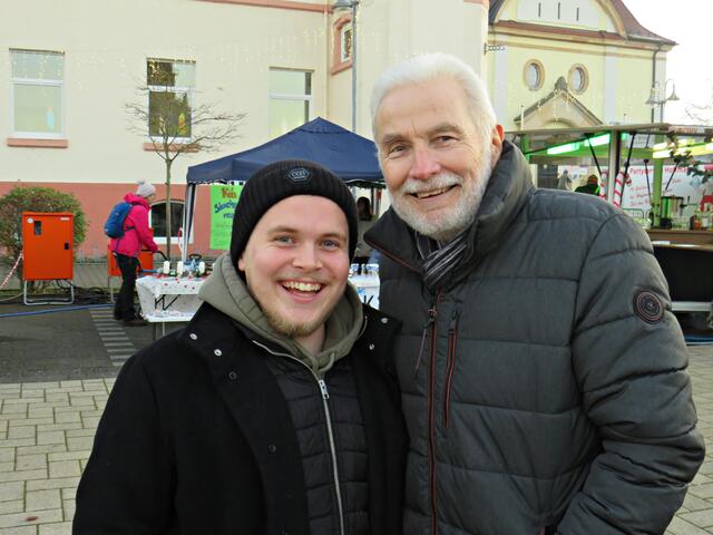 Jannik Melzer und Karl-Heinz Hasenstab | Foto: Brigitte Melder