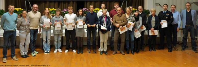 Verleihung des Deutschen Sportabzeichens durch Gaby Kaiser-Stierheim | Foto: Karsten Illing