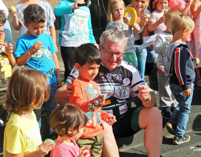 Hans-Josef Bracht in seinem "Element"  | Foto: VOR - TOUR der Hoffnung