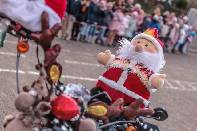 Die Harley Davidson Riding Santas aus der Südpfalz sind auch 2024 wieder unterwegs | Foto: Paul Needham