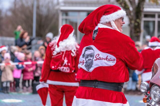Die Harley Davidson Riding Santas aus der Südpfalz sind auch 2024 wieder unterwegs | Foto: Paul Needham