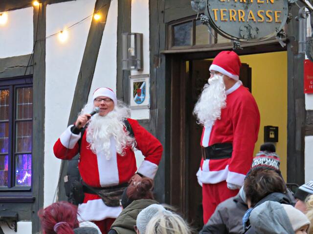 Patrick Kuntz und der Nikolaus | Foto: Brigitte Melder