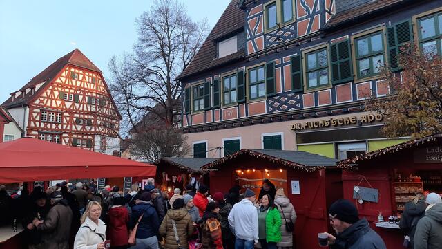 Ladenburger Weihnachtsmarkt  | Foto: Kristin Hätterich