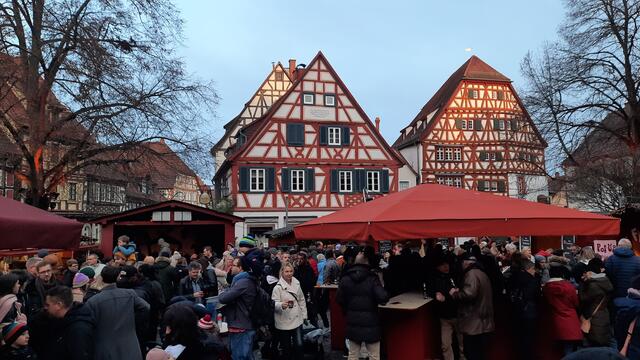 Ladenburger Weihnachtsmarkt  | Foto: Kristin Hätterich