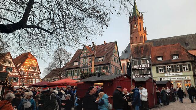 Ladenburger Weihnachtsmarkt  | Foto: Kristin Hätterich