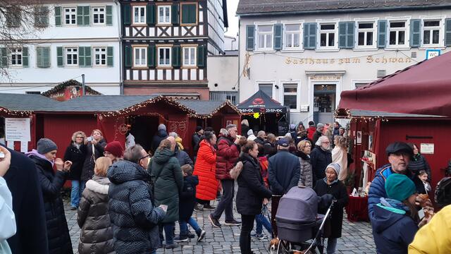 Ladenburger Weihnachtsmarkt  | Foto: Kristin Hätterich